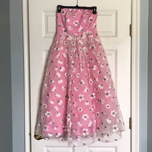 ASOS embroidered floral dress